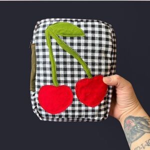 Handmade Cherry Journal Holder / Organizer